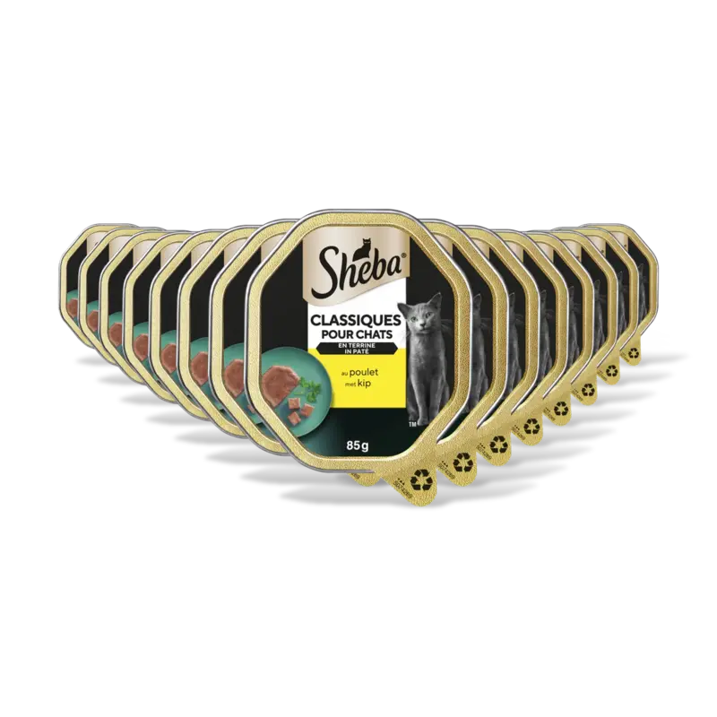 Sheba Classics pat met kip 15-pack