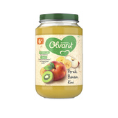 Olvarit Baby/Peuter Fruithapje Perzik, Banaan En Kiwi