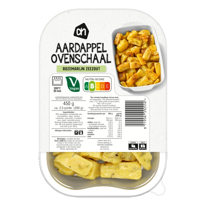 AH Aardappel ovenschaal rozemarijn zeezout