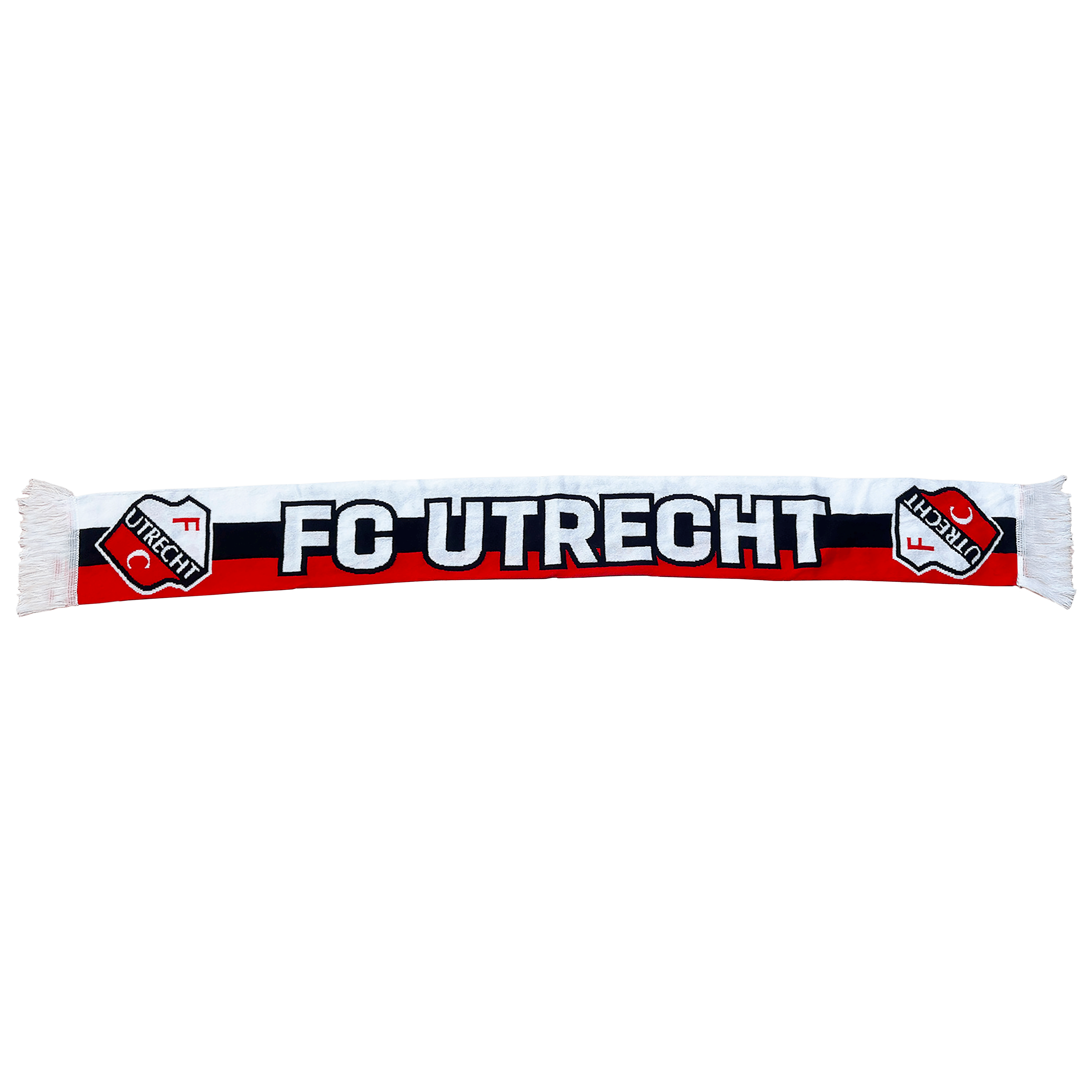 Neutraal Fan sjaal 140 x 17 cm FC Utrecht