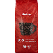 g'woon koffiebonen roodmerk