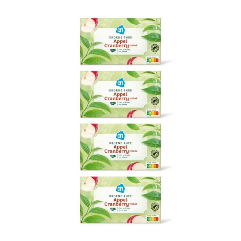 AH Groene thee appel cranberry 4-pack