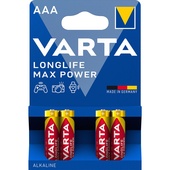 Varta longlife max power AAA 4 stuks