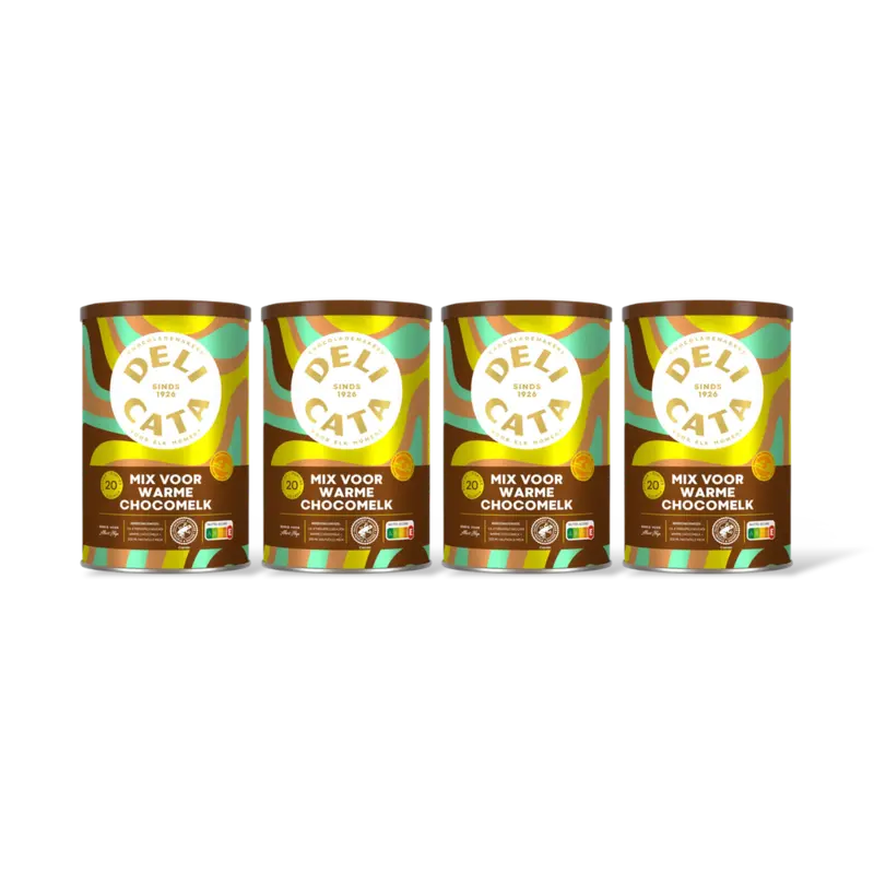 Delicata Mix voor warme chocomelk 4-pack