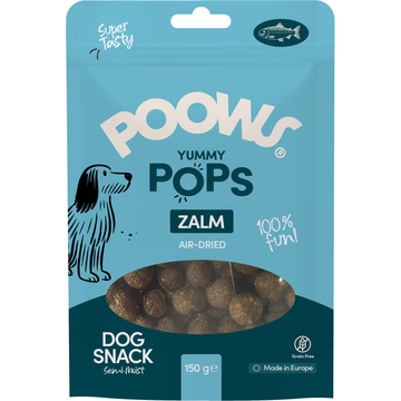 Poows Honden Training Pops Zalm 200 g