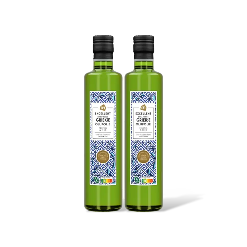 AH Excellent Griekse olijfolie extra vierge 2-pack