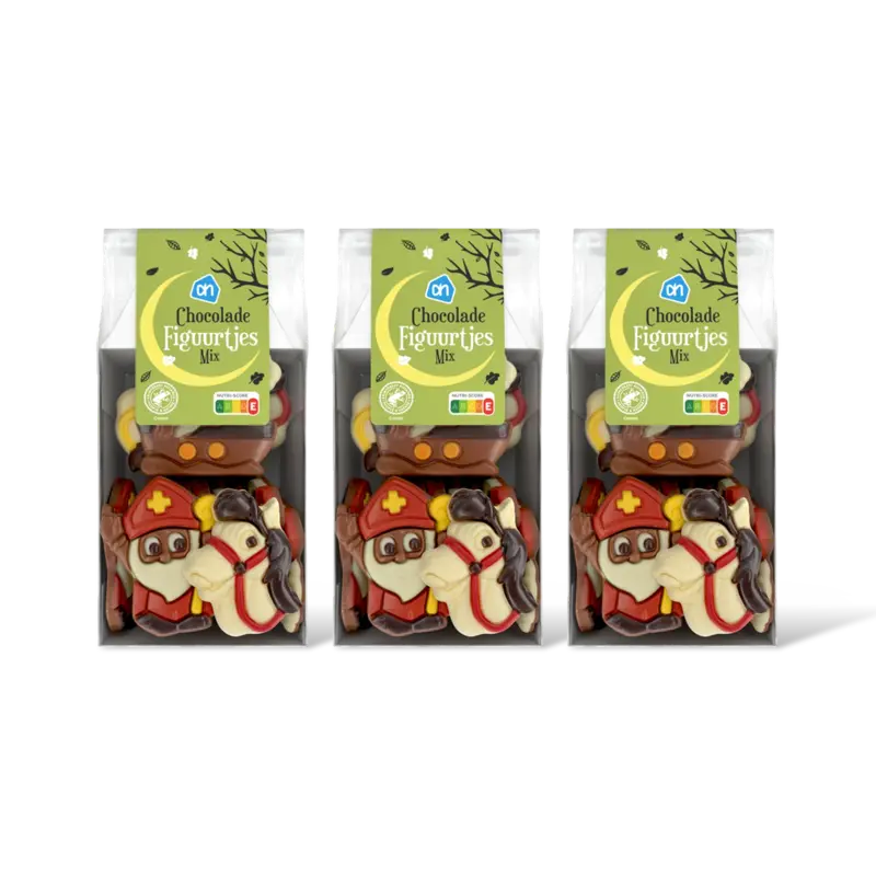 AH Chocoladefiguurtjes 3pack