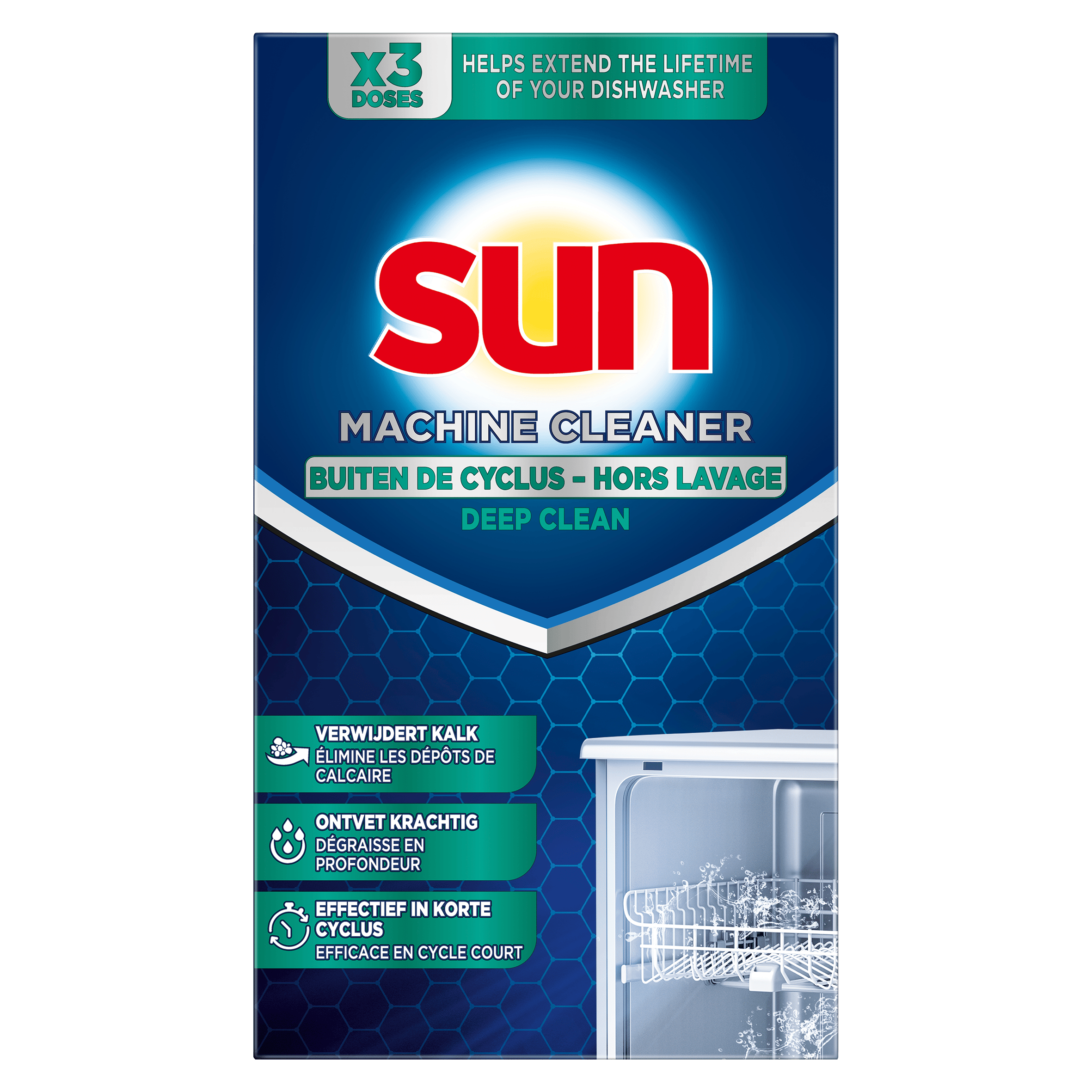 Sun Machinereiniger out-wash