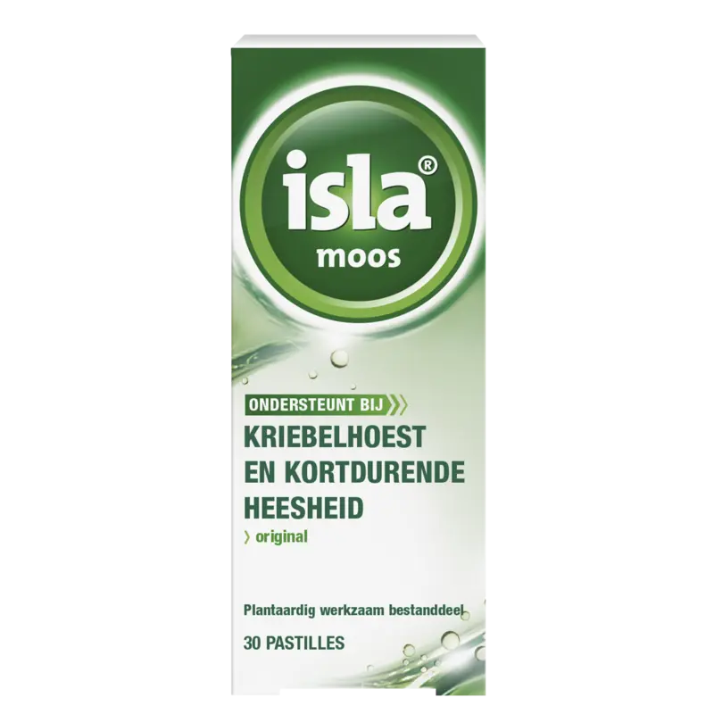 Isla Moos pastilles kriebelhoest & heesheid