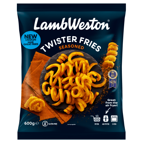 Lamb Weston Twister fries seasoned