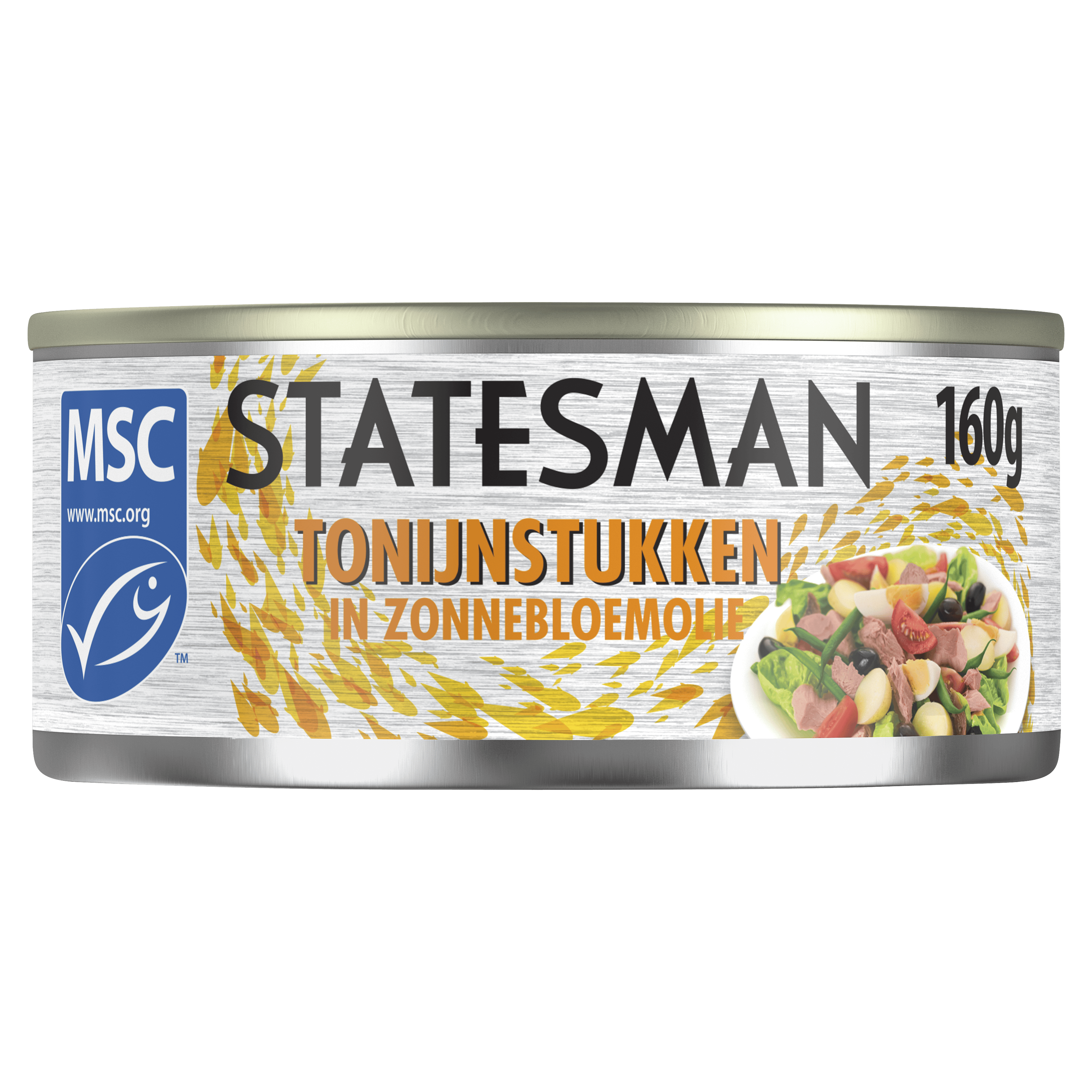 Statesman Tonijnstukken in zonnebloemolie