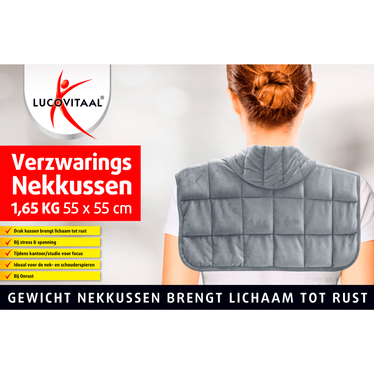 Lucovitaal Verzwarings Nekkussen 1,65 KG