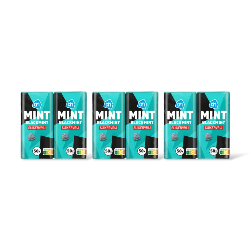 AH Mint blackmint suikervrij 2-pack 3-pack