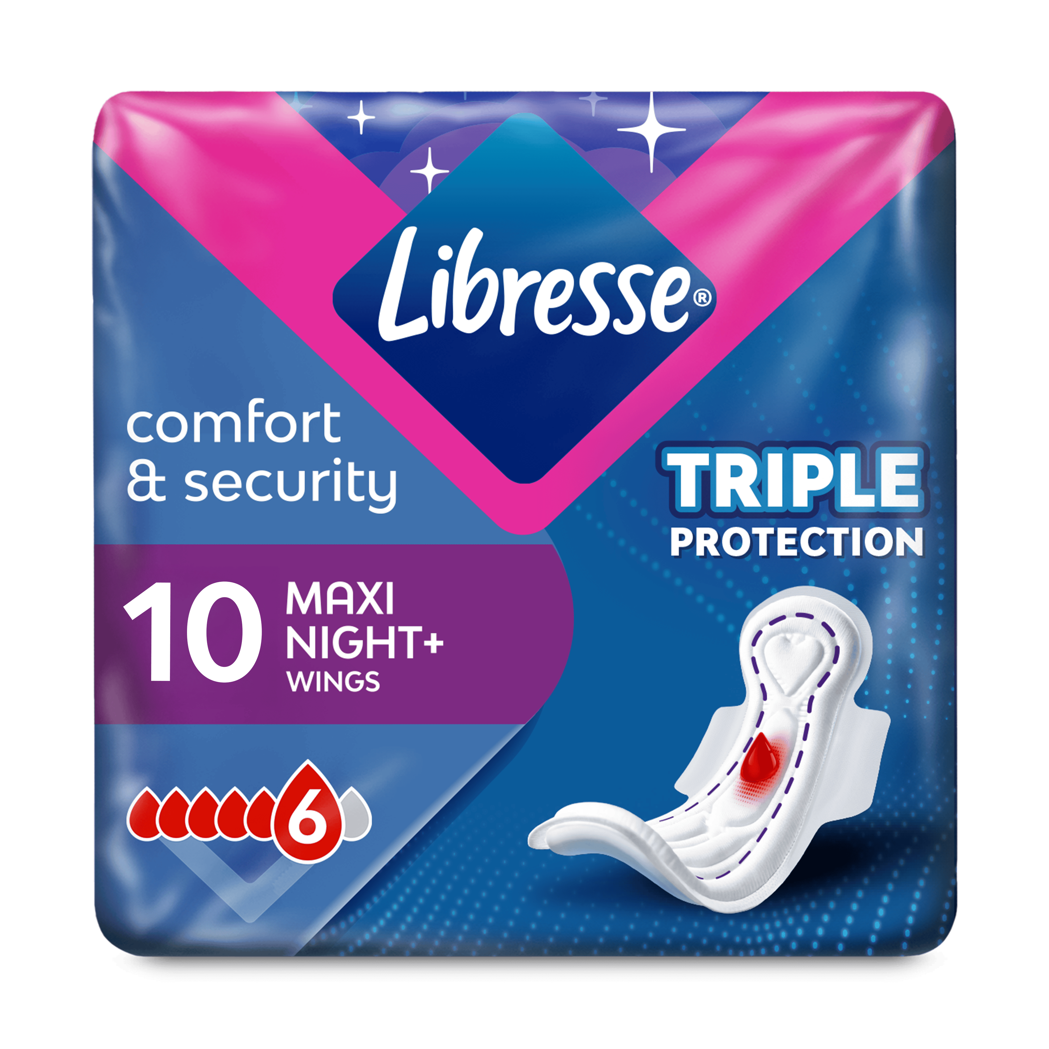 Libresse Maandverband maxi goodnight wing