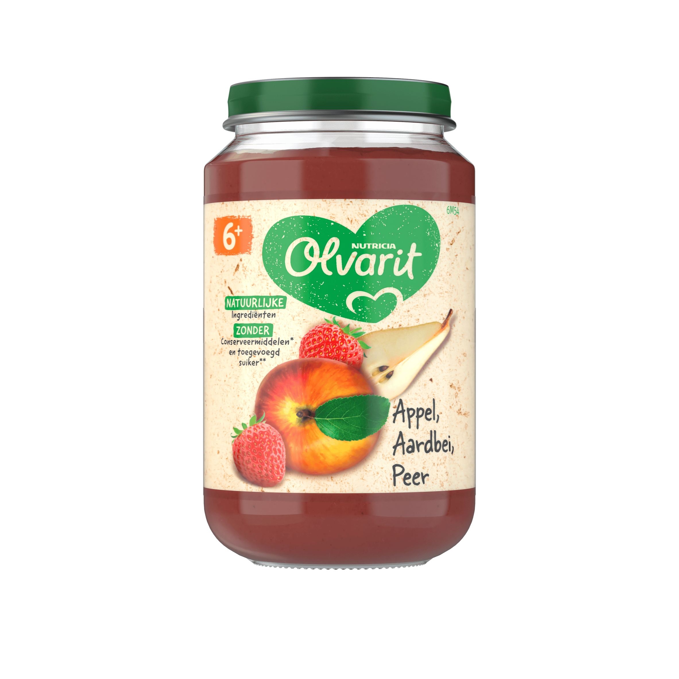 Olvarit 6+mnd Appel Aardbei Peer