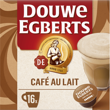 Douwe Egberts Dolce Gusto Koffiecups Café au Lait 16 Stuks