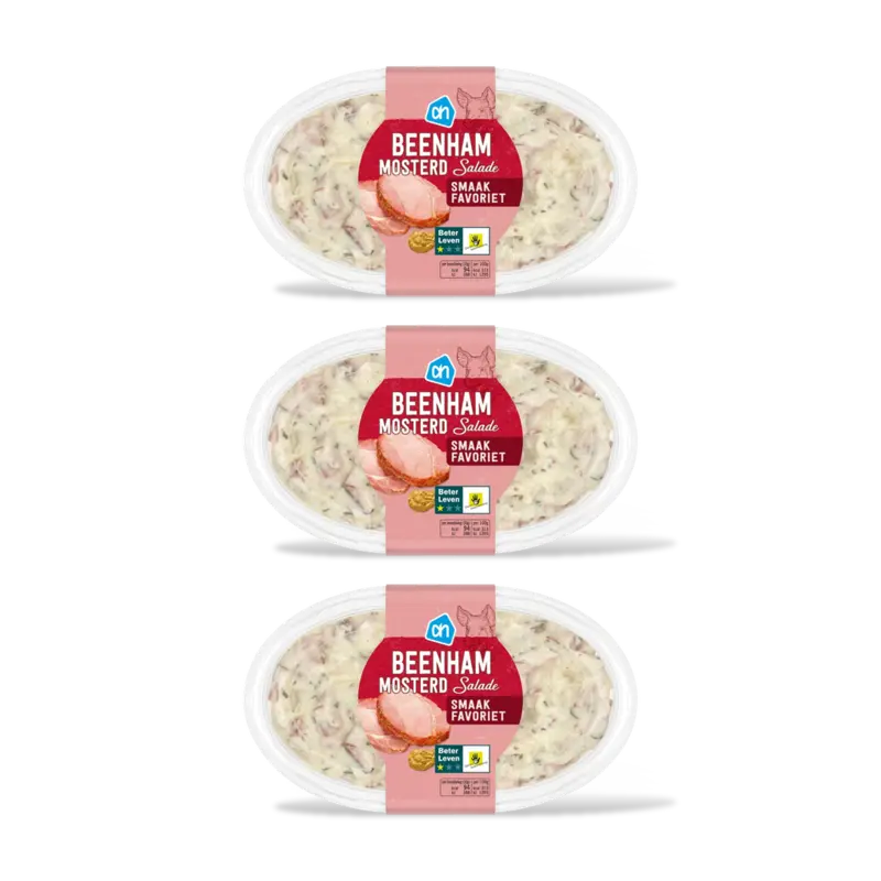 AH Beenham mosterd salade 3-pack