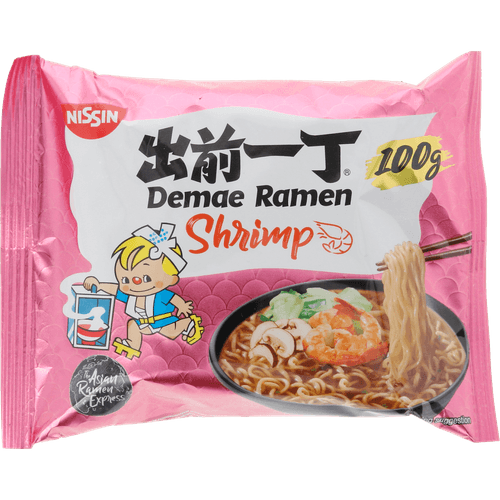 Nissin Demae ramen shrimp
