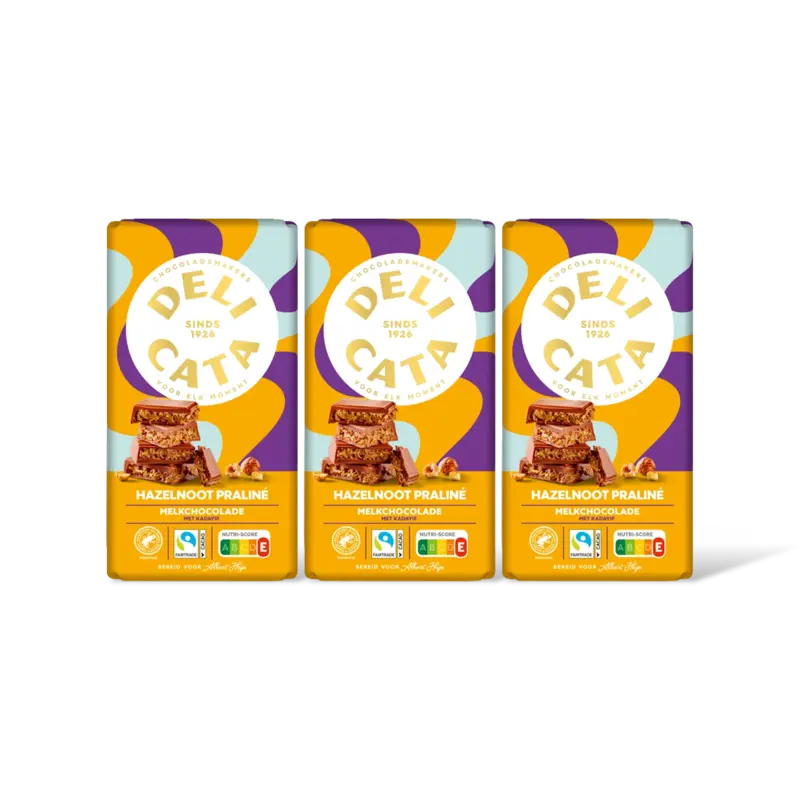 Delicata Praliné knaféh smaak 3-pack