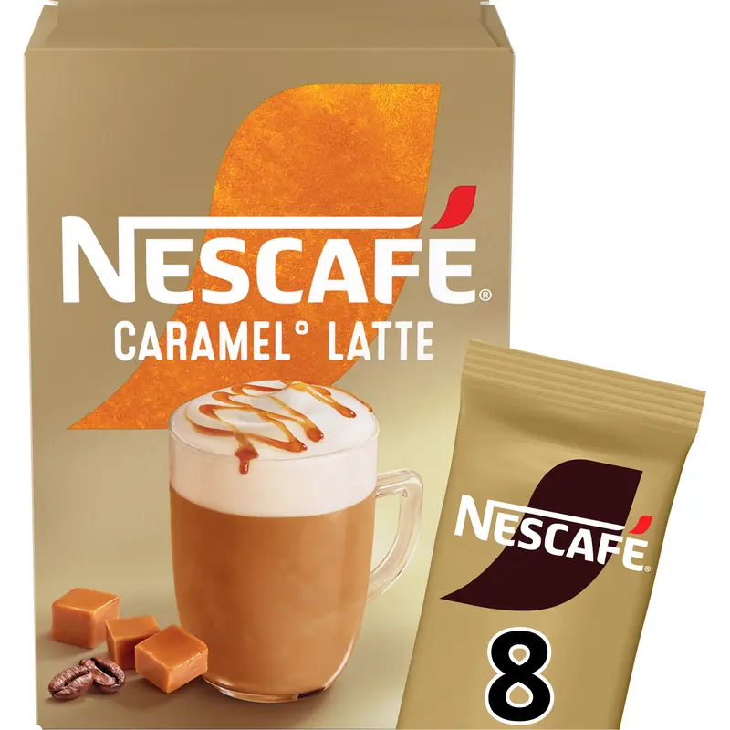 Nescafé Caramel latte oploskoffie