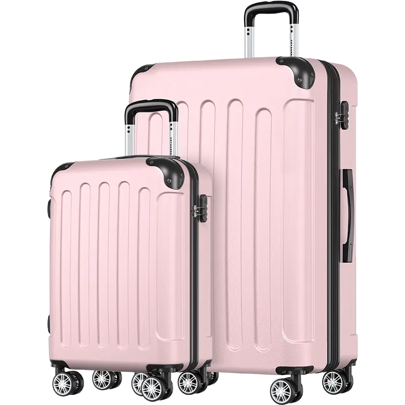 Lifegoods Suitcase set 20/28 - rose gold (jd-2045)