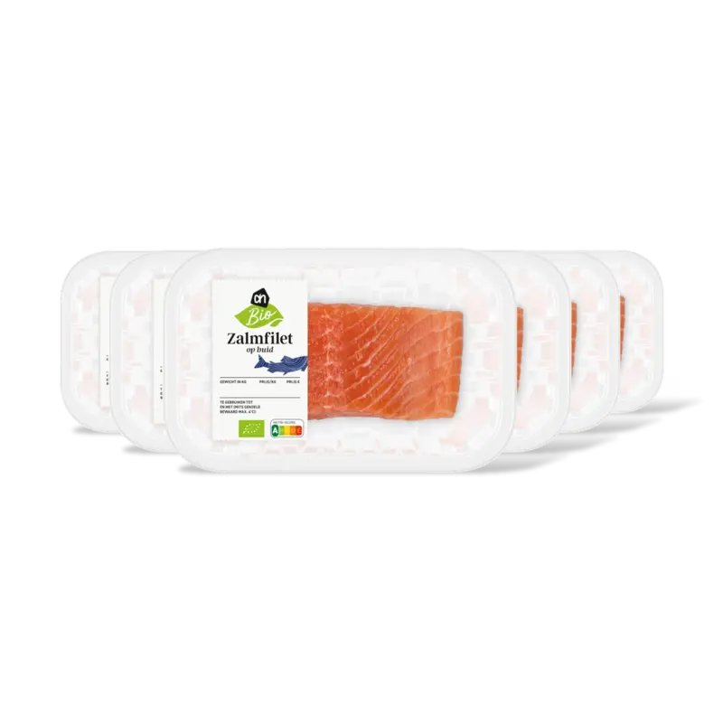 AH Biologisch Zalmfilet op huid 6-pack