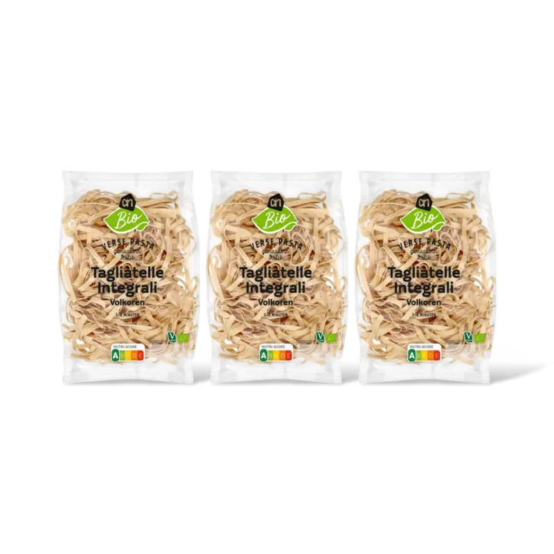 AH Biologisch Tagliatelle volkoren 3-pack