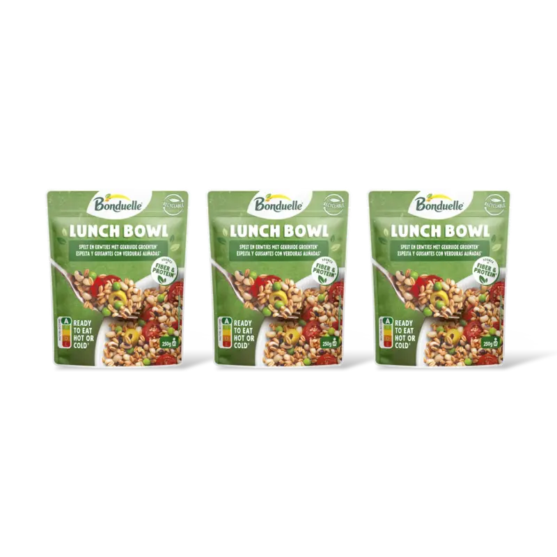 Bonduelle Bonduelle Lunchbowl spelt 3-pack