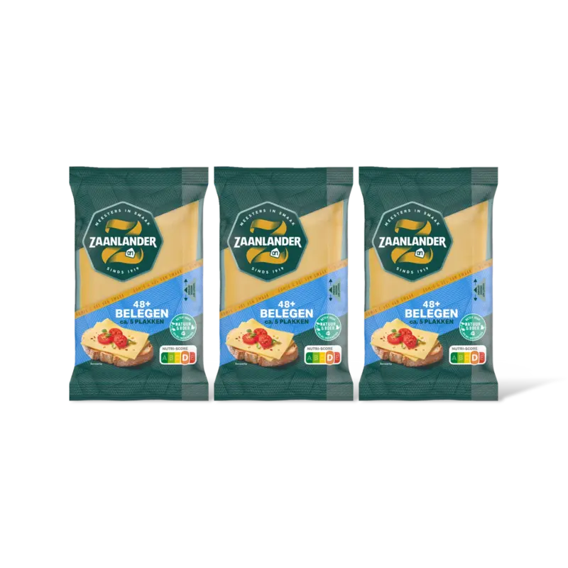 AH Zaanlander Belegen 48+ plakken 3-pack