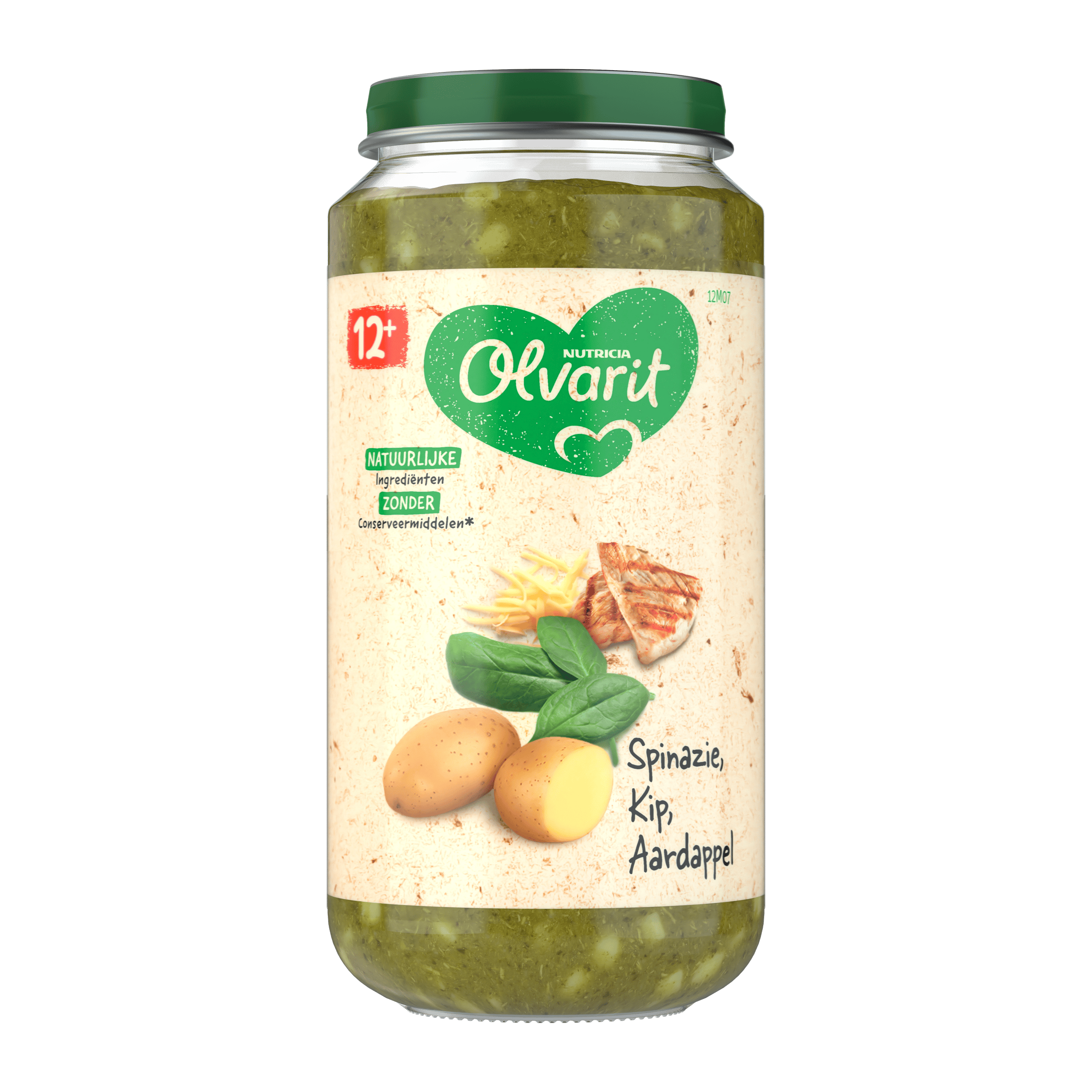 Olvarit 12+mnd Spinazie Kip Aardappel