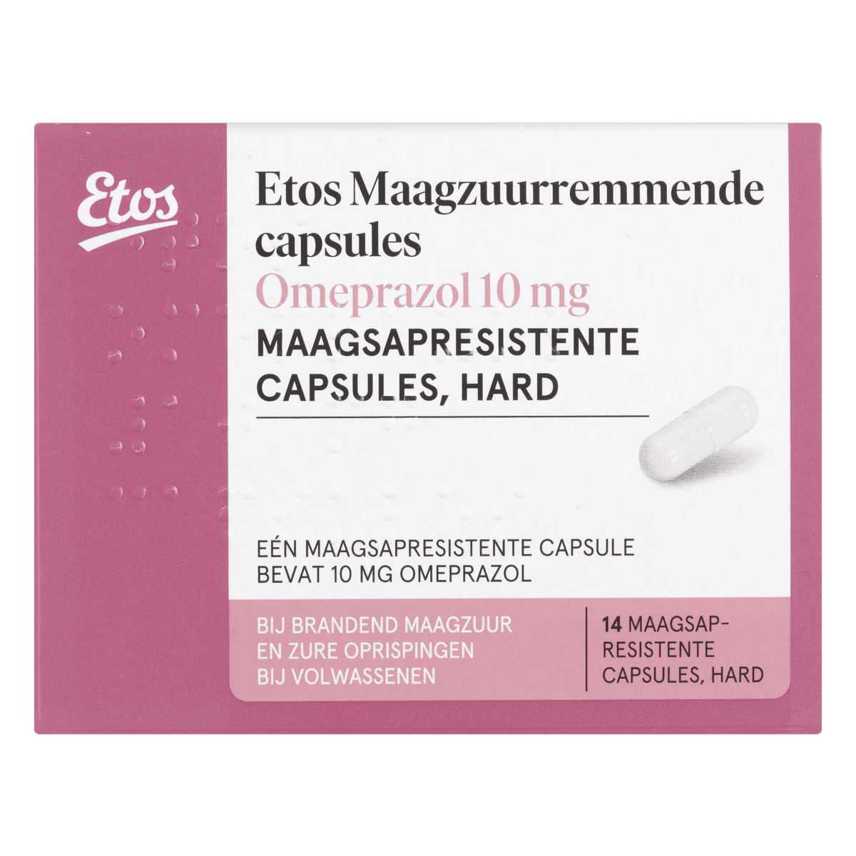 Etos Omeprazol 10 MG Maagzuurremmende Capsules 14 stuks