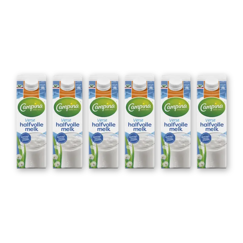 Campina Halfvolle melk 6-pack