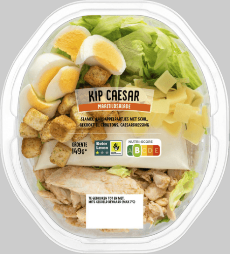 Maaltijdsalade kip caesar
