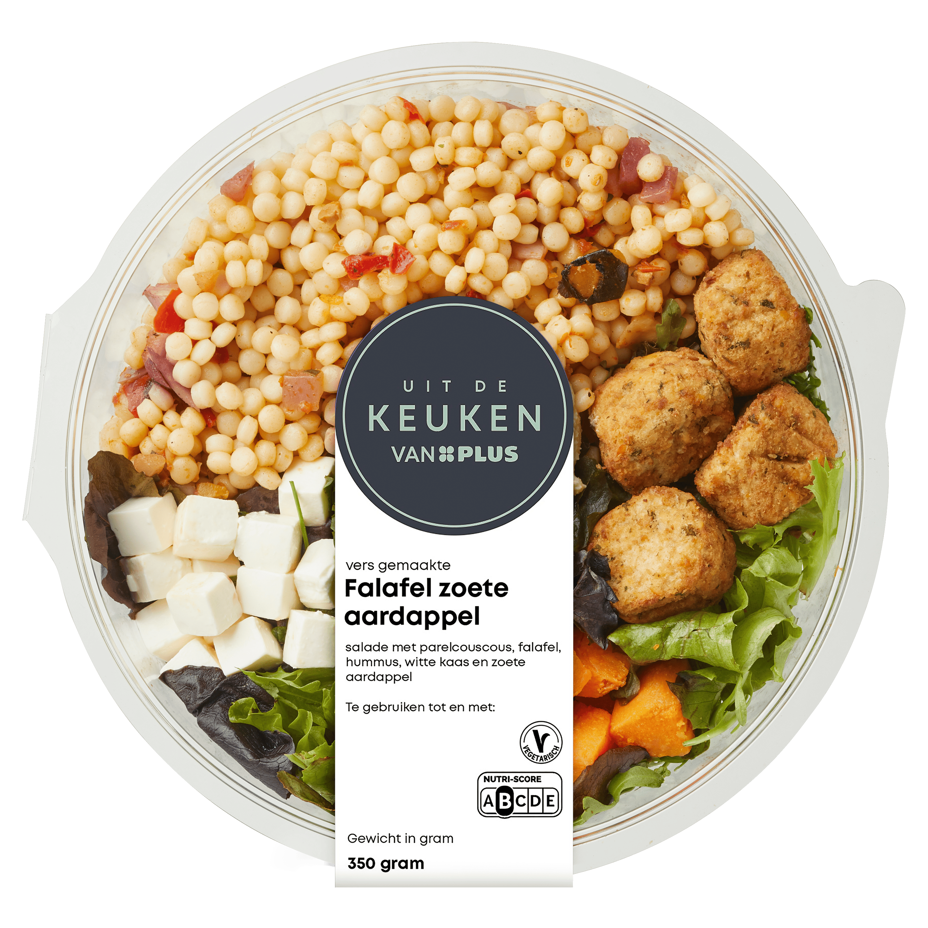 Uit de keuken van PLUS Falafel zoete aardappel salade