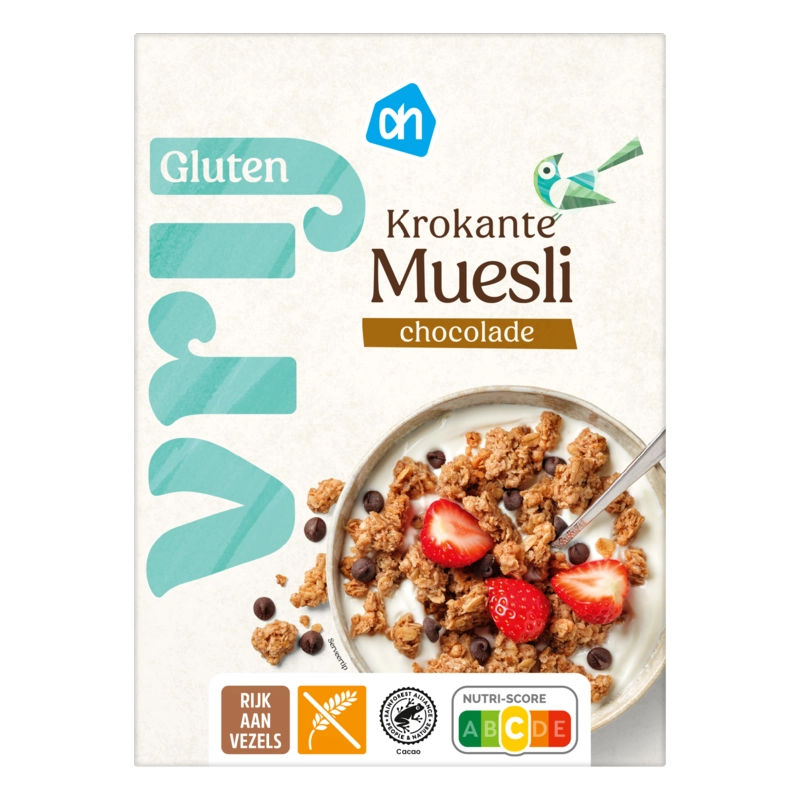 AH Glutenvrij Krokante muesli chocolade
