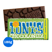 Tony's chocolonely chocoladereep puur amandel zeezout