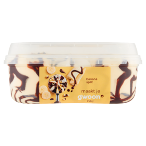 G'woon Roomijs Banana Split