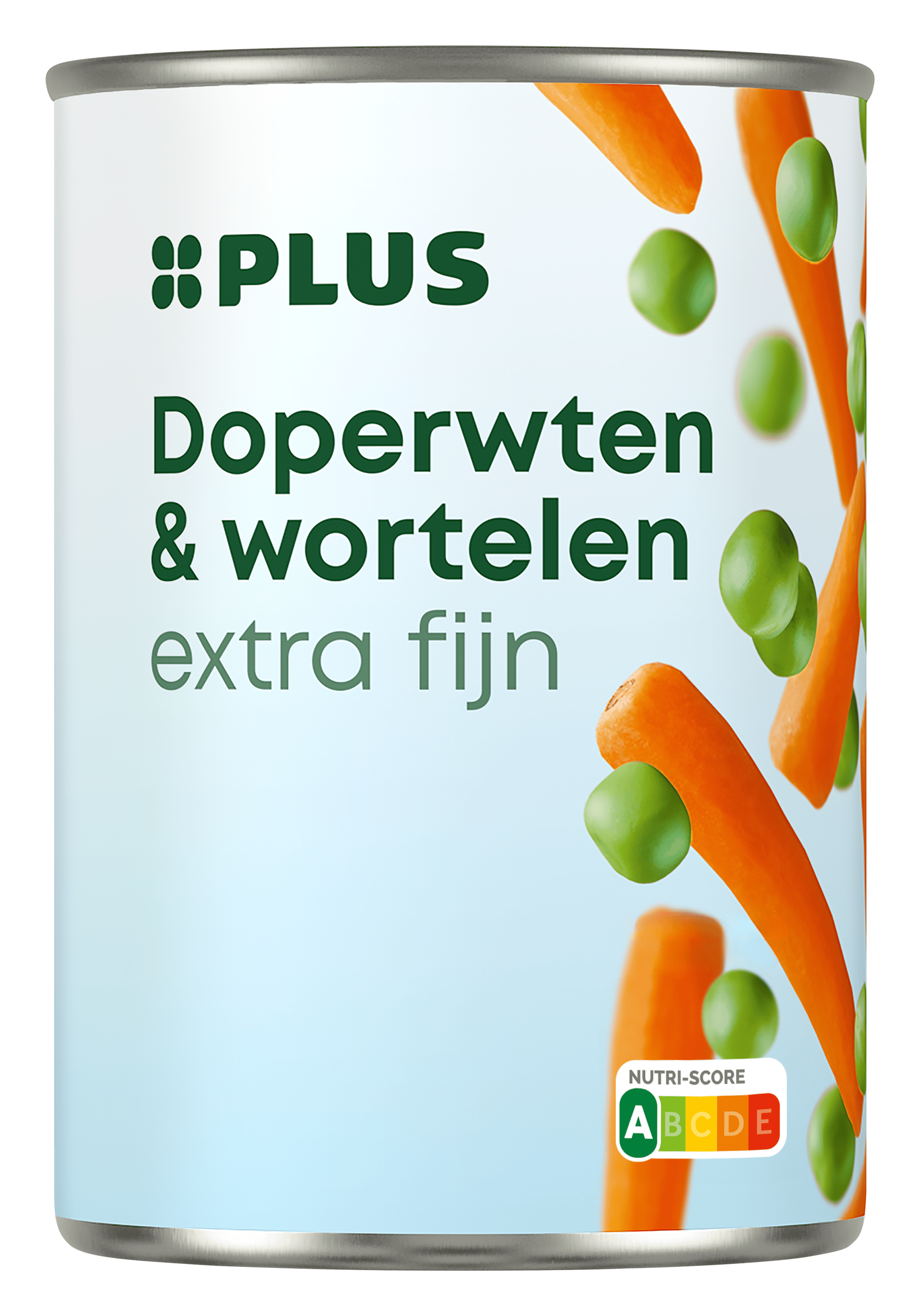 PLUS Doperwten en wortelen