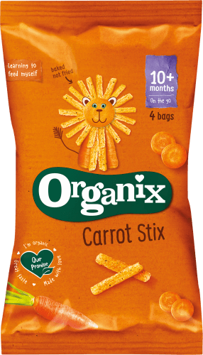 Organix Carrot stix 10+ mnd 4 st.