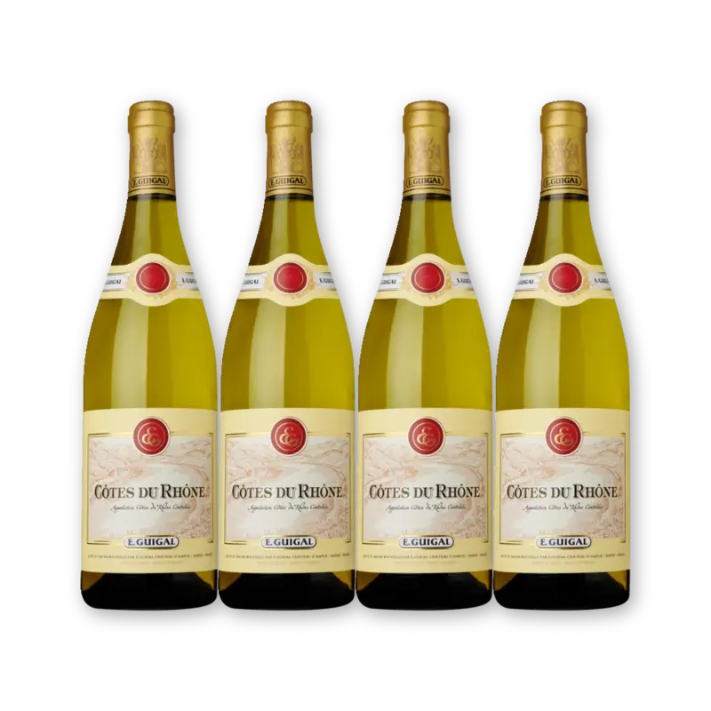 E. Guigal E. Guigal Côtes Rhône Blanc 4 flessen