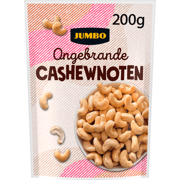 Jumbo Ongebrande Cashewnoten 200 g