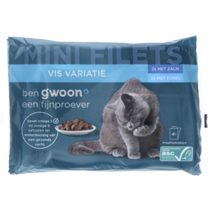 G'woon Kat Mini Filets Vis