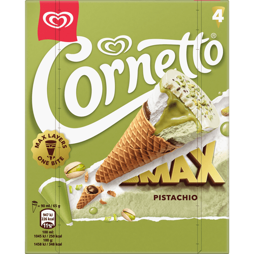 Ola Cornetto pistachio 4 st.