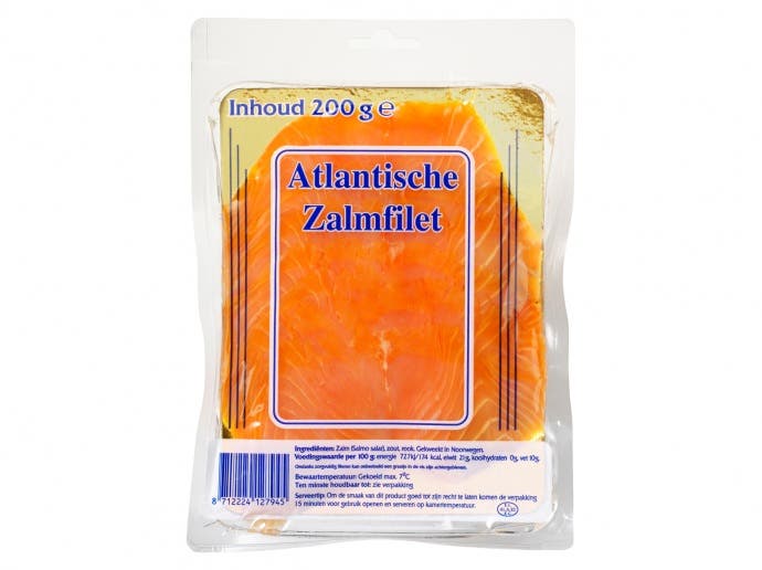 Gerookte zalmfilet