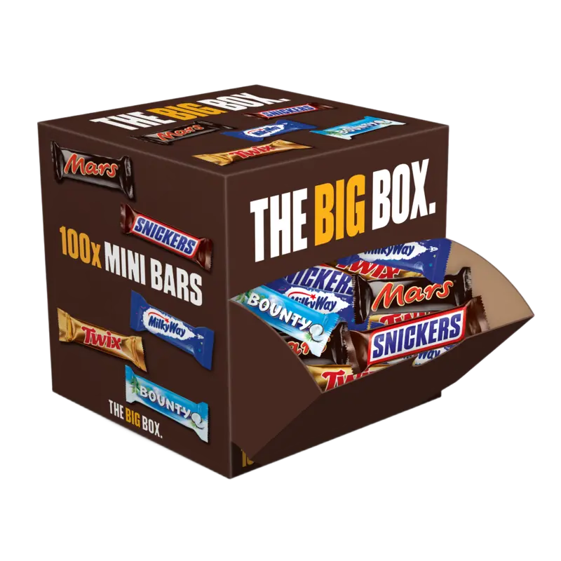 Mars The big box 100 mini bars