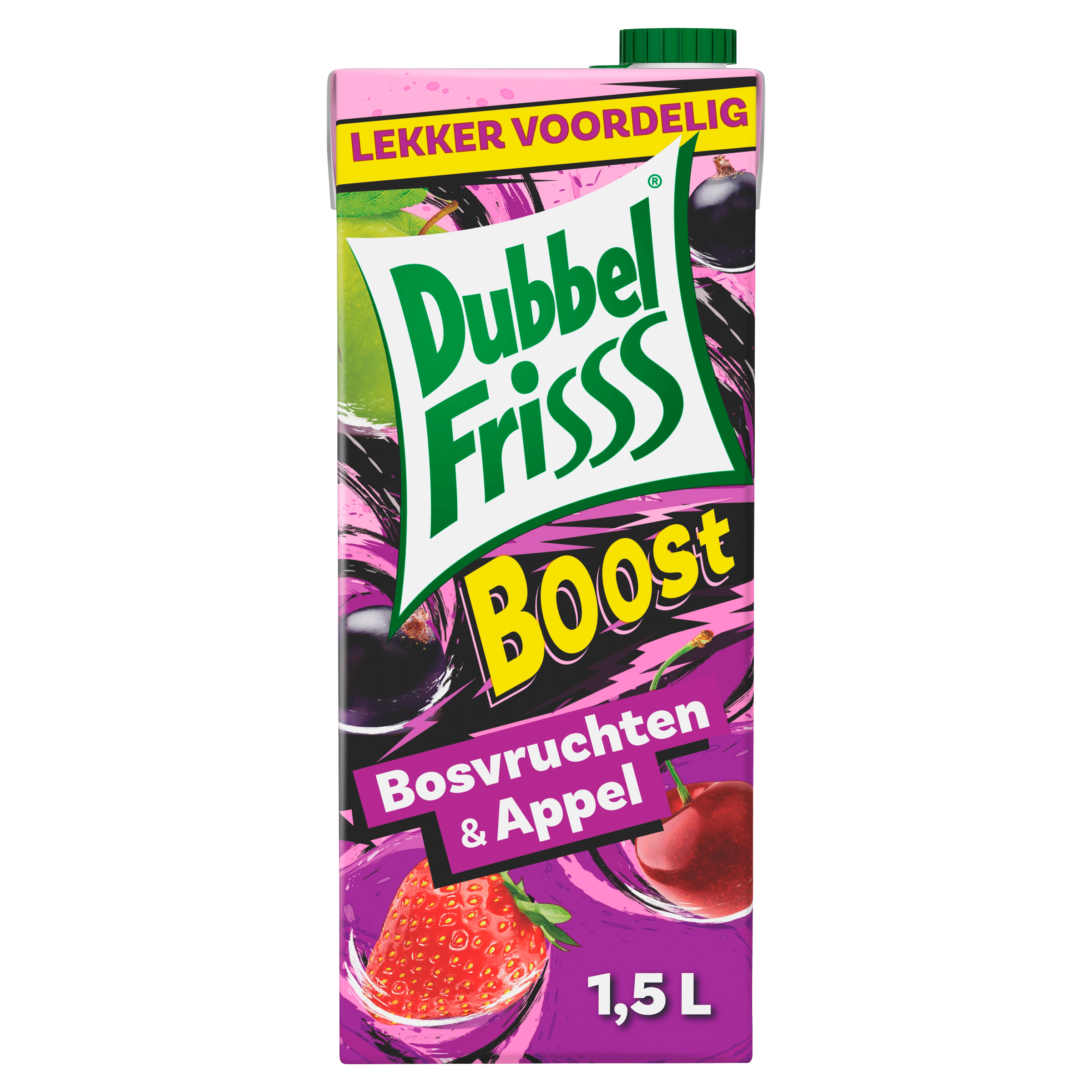 Dubbelfrisss Boost bosvruchten & appel