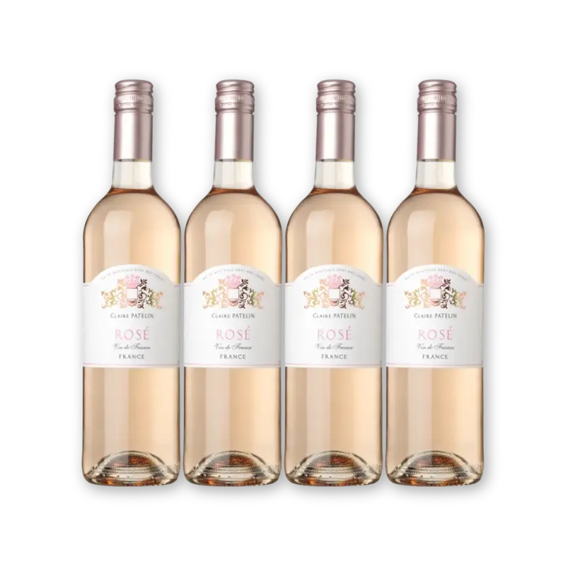 Claire Patelin Claire Patelin Rosé 4 flessen