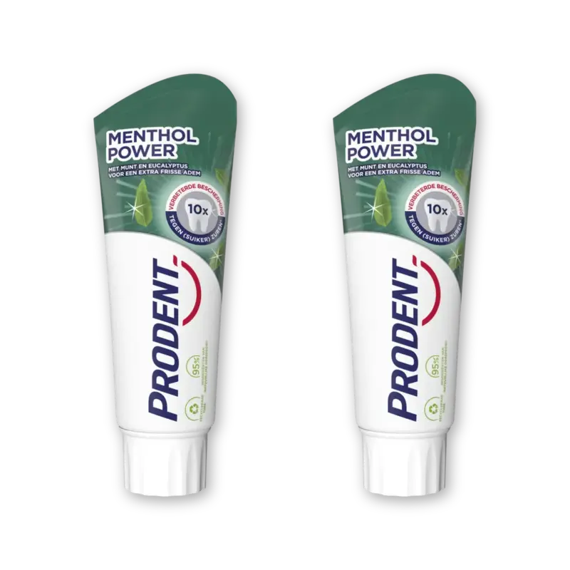 Prodent Menthol power tandpasta 2-pack