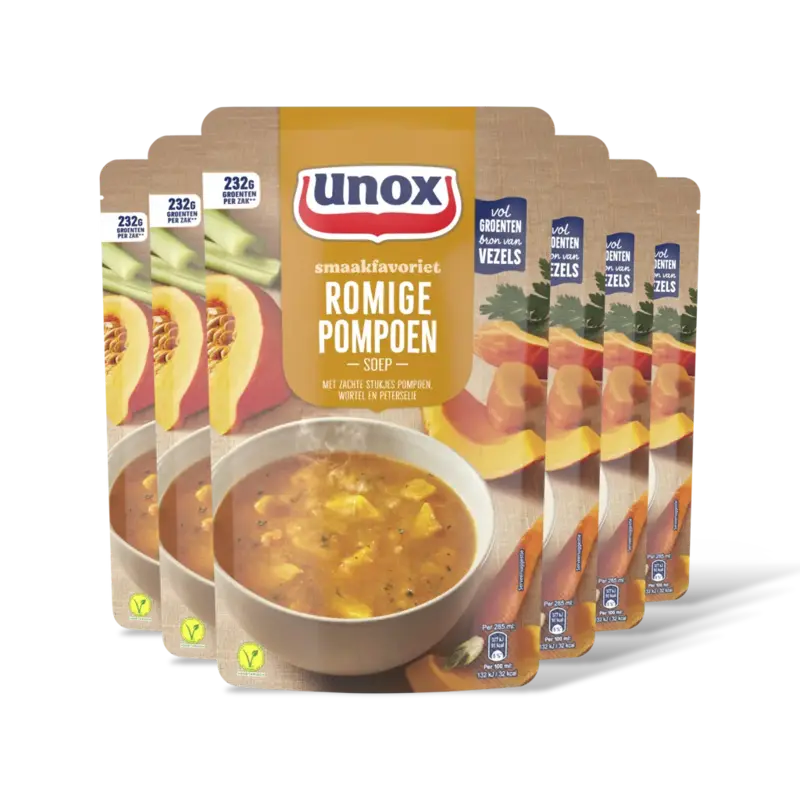 Unox Romige pompoensoep 6-pack