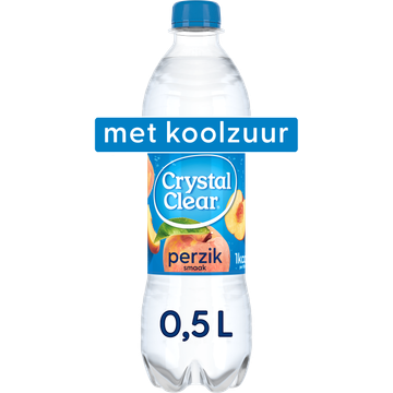 Crystal Clear Perziksmaak 0,5 L